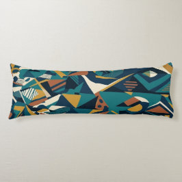 Moderne abstrakte geometrische Kunst - Retro Türki Seitenschläferkissen