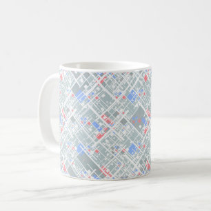 Moderne abstrakte geometrische Struktur. Kaffeetasse