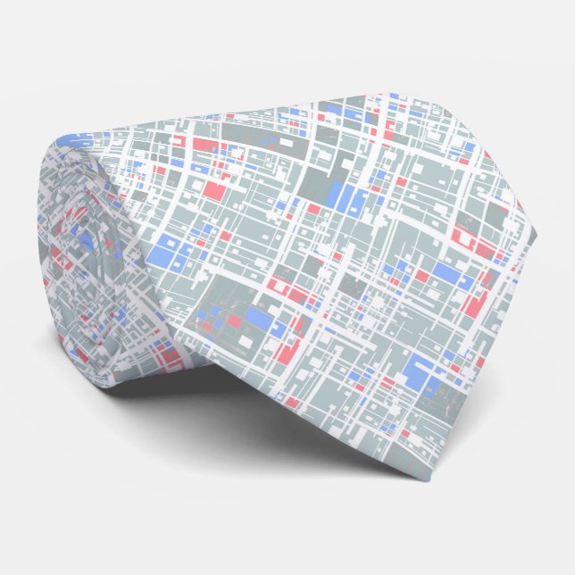 Moderne abstrakte geometrische Struktur. Krawatte (Gerollt)