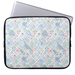 Moderne abstrakte geometrische Struktur. Laptopschutzhülle