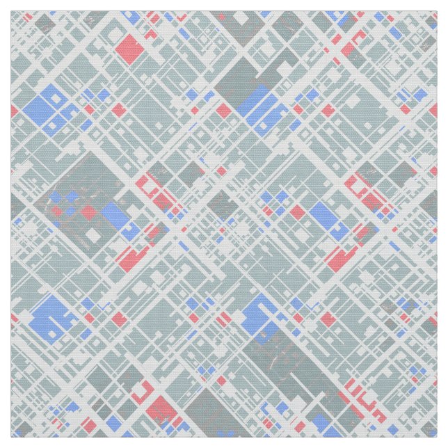 Moderne abstrakte geometrische Struktur. Stoff (Muster)