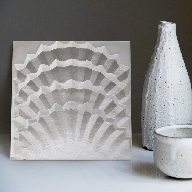 Moderne Abstrakte geometrische Symmetrie des Mitte Fliese (Von Creator hochgeladen)