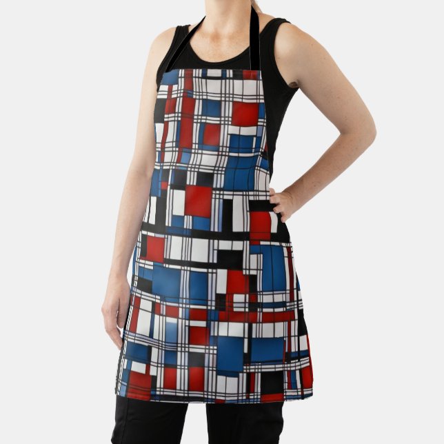 Moderne Abstrakte geometrische Wandkunst Schürze (InSitu)