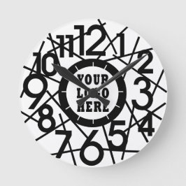 Moderne abstrakte geometrische Wanduhr im individu