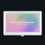Moderne Abstrakte Gradient Creative Künstlerisch C Visitenkarten Dose<br><div class="desc">Modernes,  Abstraktes,  kreatives,  Künstlerisches und benutzerfreundliches Business Card Case</div>