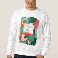 Moderne abstrakte Grafik Rot, Rosa + Grün fröhlich