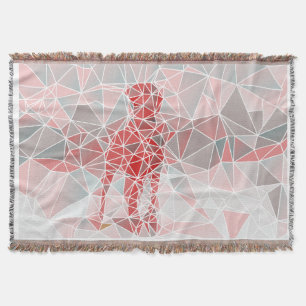 Moderne abstrakte Great Dane Decke