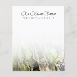 Moderne Abstrakte grüne schwarze Gold Stationierun