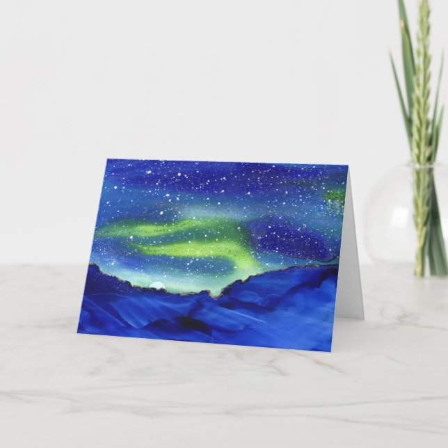 Moderne Abstrakte Grußkarte Karte (Vorderseite)