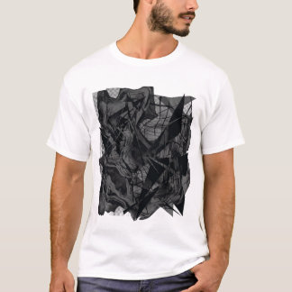 Moderne Abstrakte Herren Streetwear T-Shirt | Edgy