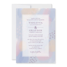 Moderne Abstrakte Hochzeit