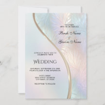 Moderne Abstrakte Hochzeitseinladung