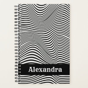 Moderne Abstrakte Illusion Personalisiert Planer
