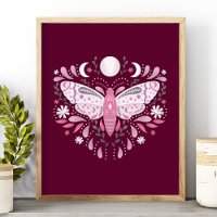 Moderne abstrakte Illustration eines rosa und weiß