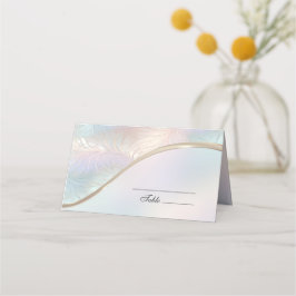 Moderne Abstrakte irideszierende Platzkarte