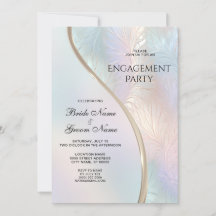 Moderne Abstrakte irideszierende Verlobung