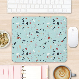 Moderne Abstrakte italienische Terrazzo Seamless M Mousepad
