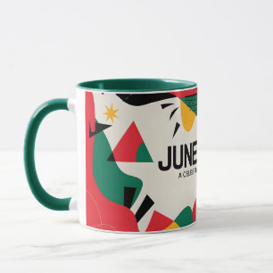 Moderne Abstrakte Jugendfreiheitsfeier Kunst Tasse