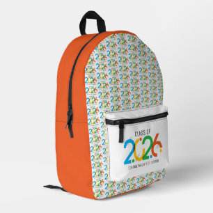 Moderne Abstrakte Klasse 2026 Bedruckter Rucksack