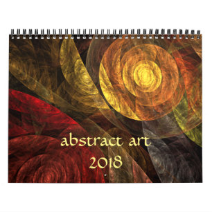 Moderne abstrakte Kunst 2018 Kalender
