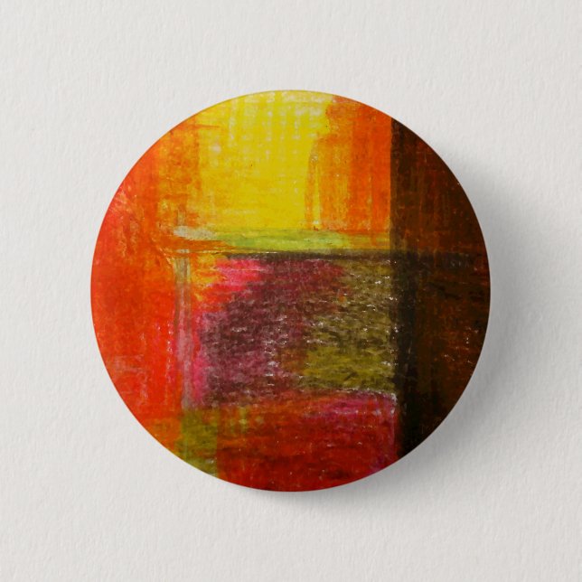 Moderne Abstrakte Kunst Button (Vorderseite)