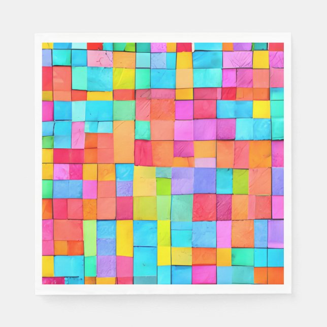 Moderne Abstrakte Kunst, Dichtung und Musik Serviette (Vorderseite)