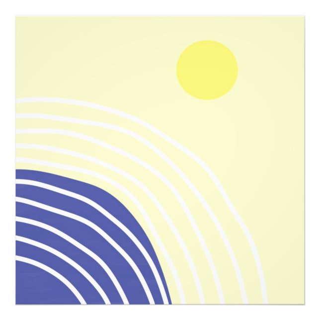 moderne abstrakte Kunst Fotodruck (Vorne)