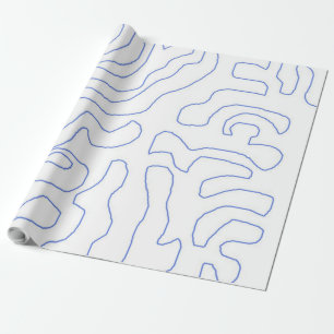 moderne abstrakte Kunst Geschenkpapier
