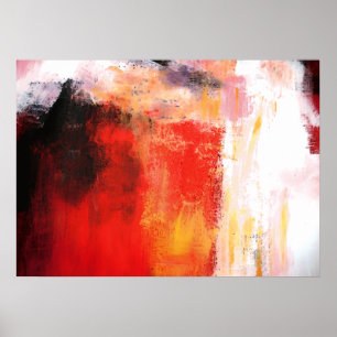 Moderne abstrakte Kunst Glanz Leinwanddruck Poster