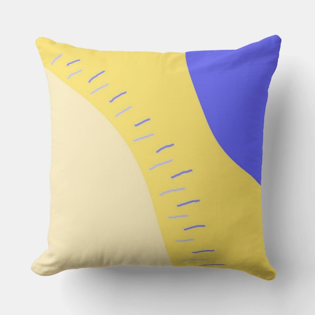 moderne abstrakte Kunst Kissen (Vorderseite)