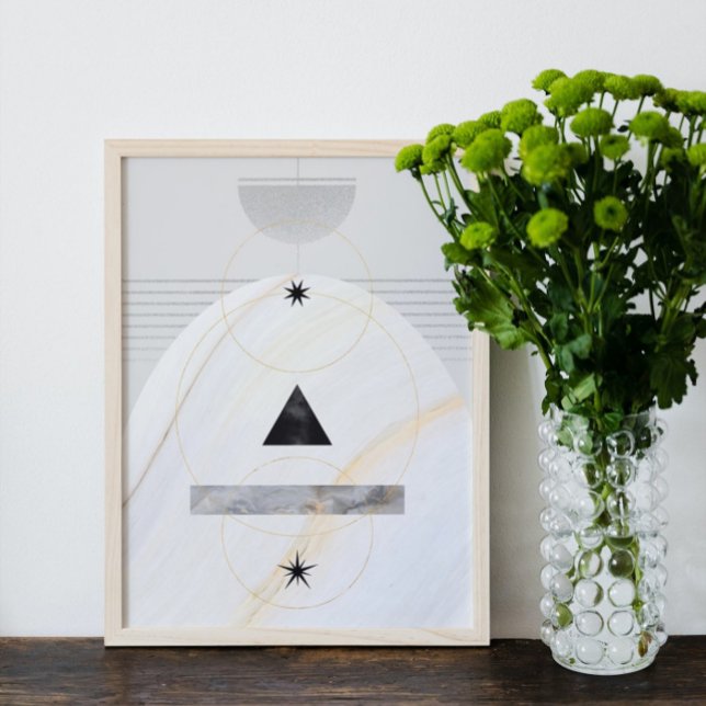 Moderne Abstrakte Kunst Mitte Jahrhundert Minimali Poster (Von Creator hochgeladen)