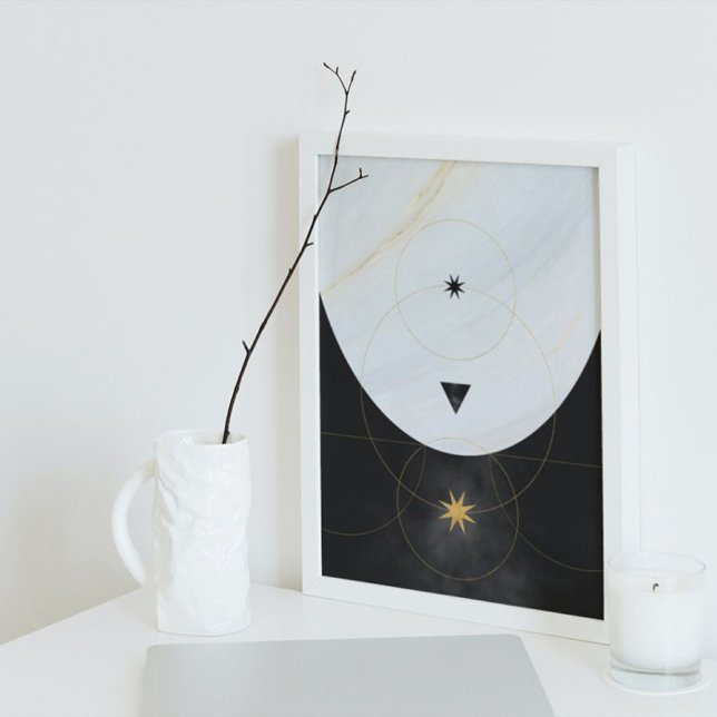 Moderne Abstrakte Kunst Mitte Jahrhundert Minimali Poster (Von Creator hochgeladen)