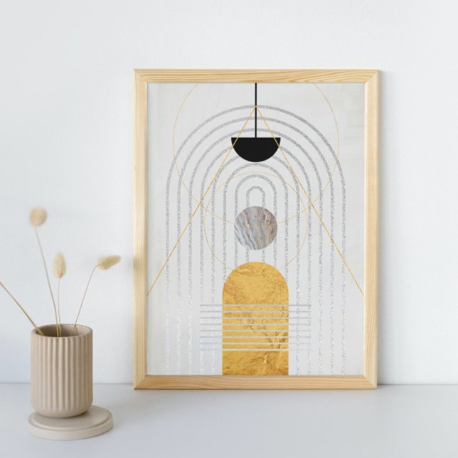 Moderne Abstrakte Kunst Mitte Jahrhundert Minimali Poster (Von Creator hochgeladen)