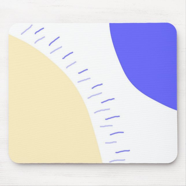 moderne abstrakte Kunst Mousepad (Vorne)