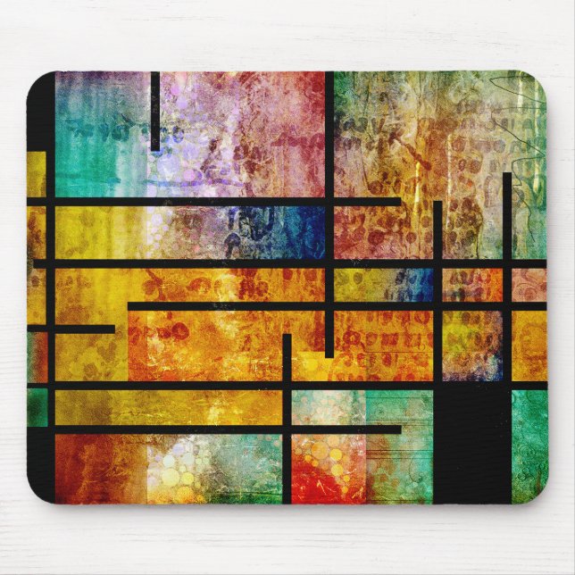 Moderne abstrakte Kunst Mousepad (Vorne)