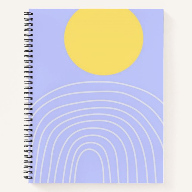 moderne abstrakte Kunst Notizbuch (Vorderseite)
