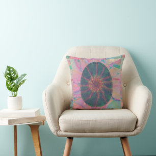 Moderne Abstrakte Kunst - Ostereier Rosengarten Kissen