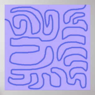 moderne abstrakte Kunst Poster