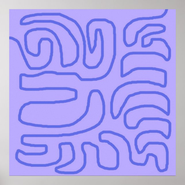 moderne abstrakte Kunst Poster (Vorne)