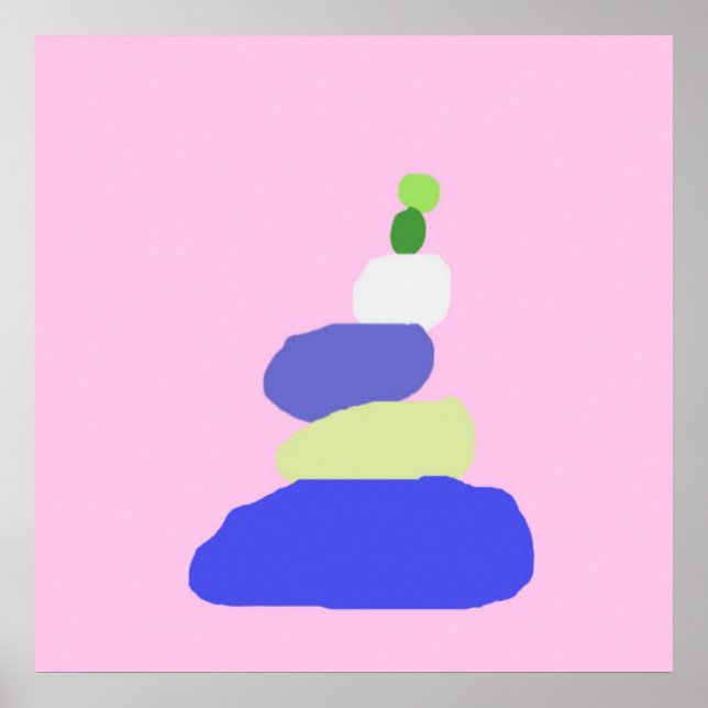 moderne abstrakte Kunst Poster (Vorne)