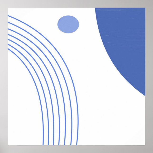 moderne abstrakte Kunst Poster (Vorne)