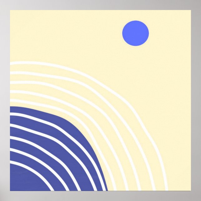 moderne abstrakte Kunst Poster (Vorne)