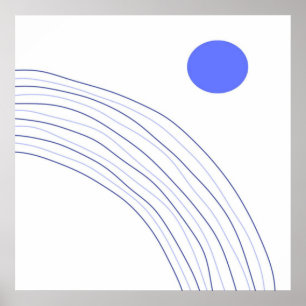 moderne abstrakte Kunst Poster