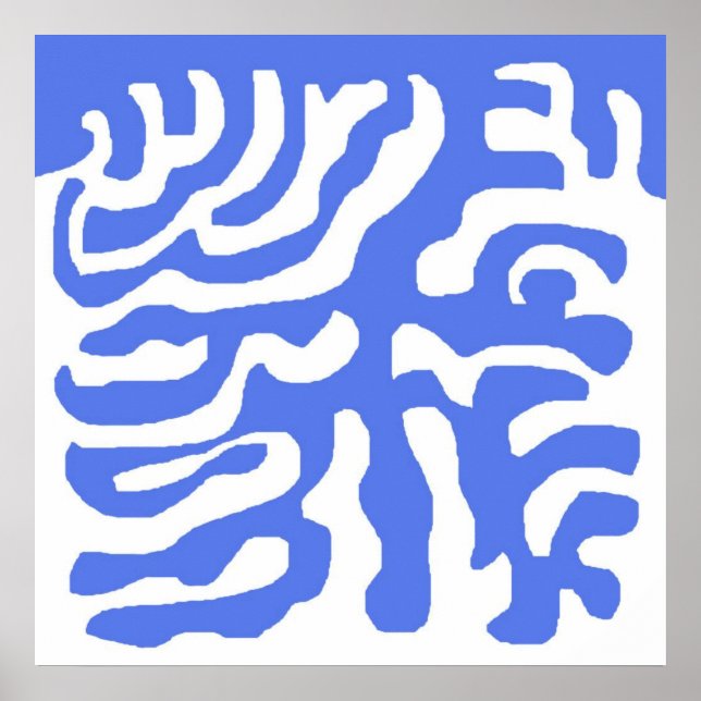 moderne abstrakte Kunst Poster (Vorne)