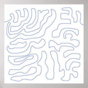 moderne abstrakte Kunst Poster