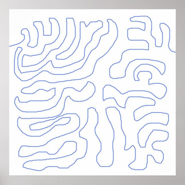 moderne abstrakte Kunst Poster (Vorne)