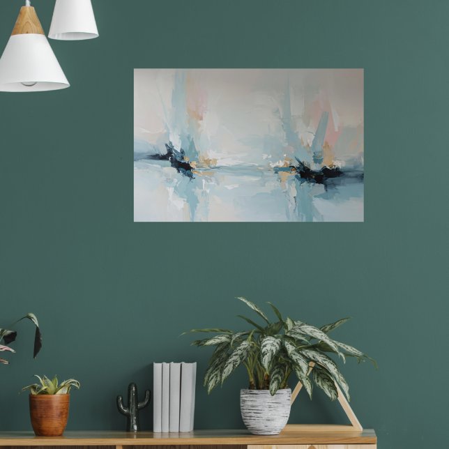 Moderne Abstrakte Kunst Poster (Wohnzimmer 1)