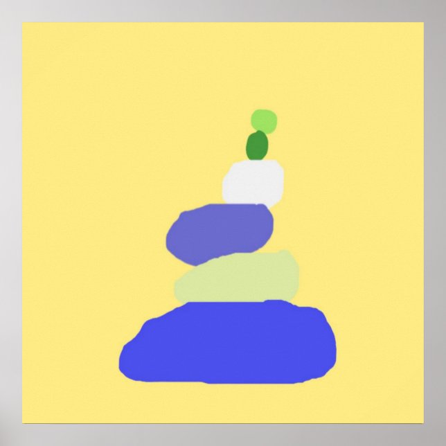 moderne abstrakte Kunst Poster (Vorne)