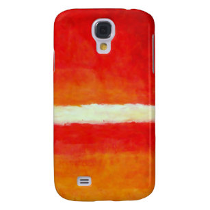 Moderne Abstrakte Kunst - Rotes Gelb Galaxy S4 Hülle