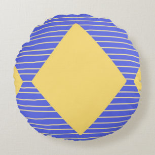 moderne abstrakte Kunst Rundes Kissen